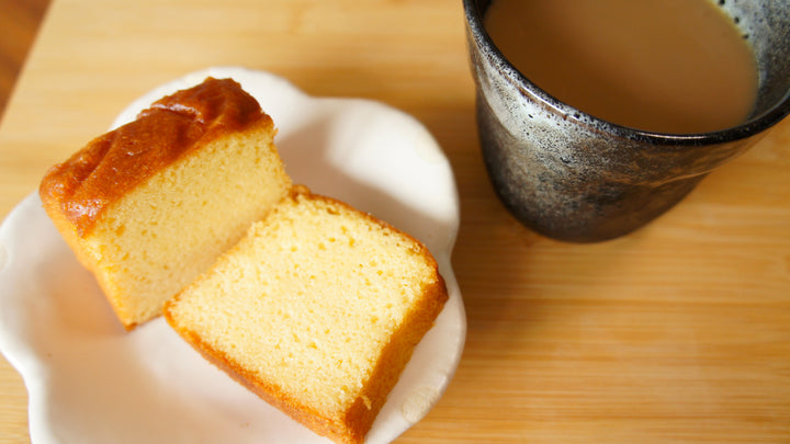 出世男 酒ケーキ｜大吟醸 出世男を使った和風ケーキ｜芳香な香りと柔らかな口あたり